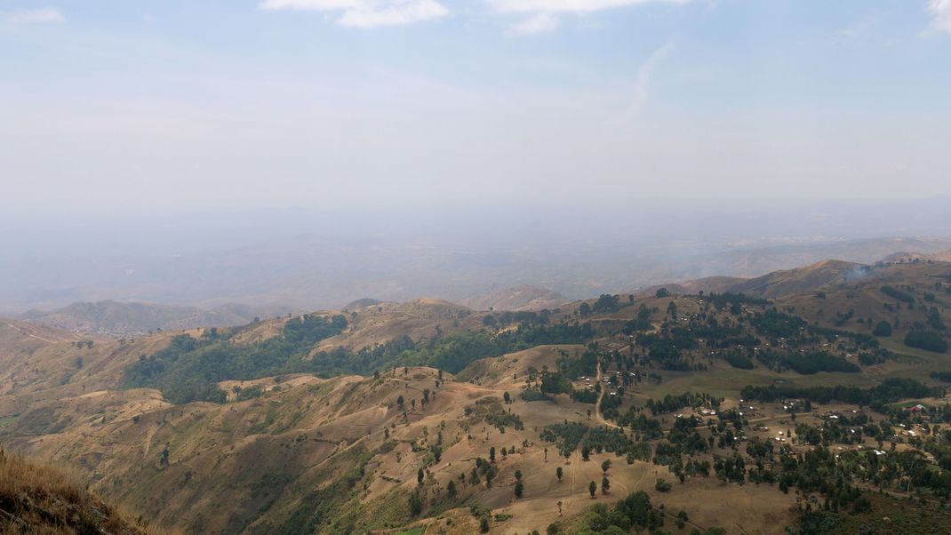Ausblick vom Mbeya Peak.