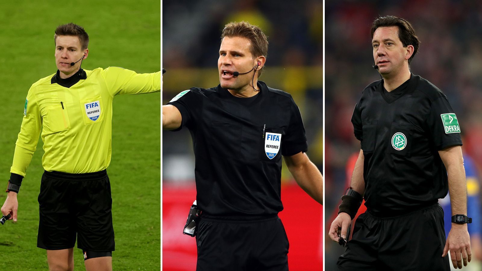 
                <strong>Die Berufe der Bundesliga-Schiedsrichter</strong><br>
                In der Bundesliga pfeifen nicht etwa hauptberufliche Schiedsrichter. Alle Unparteiischen gehen noch einem anderen Beruf nach. Lehrer, Zimmermann und Wirtschaftskoordinator - alles ist dabei vertreten. ran.de zeigt die Hauptjobs aller Referees aus der höchsten deutschen Spielklasse. (Stand: 9. Dezember 2020)
              