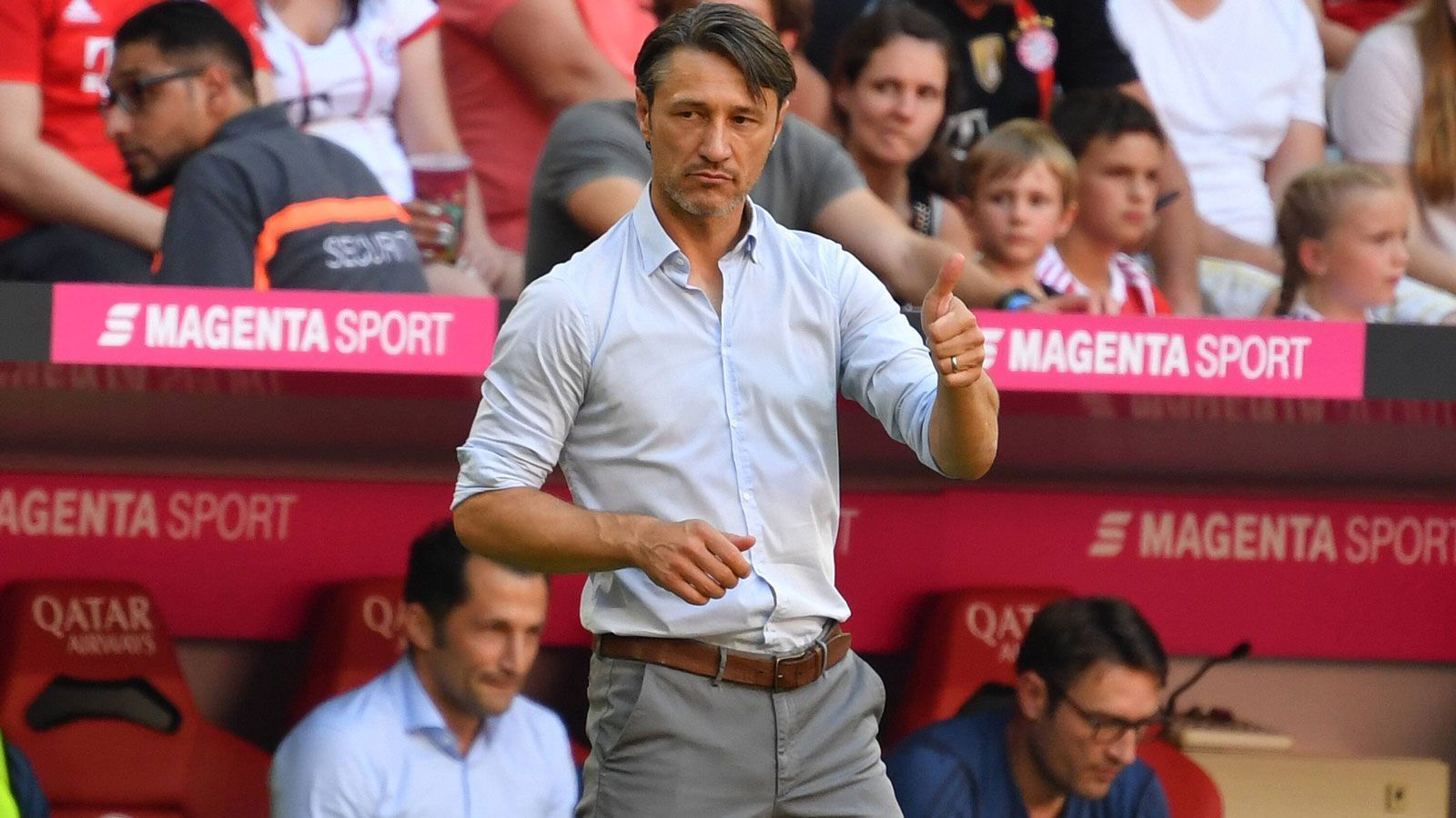 
                <strong>Niko Kovac</strong><br>
                &#x2022; Bayern-Trainer von Juli 2018 bis November 2019<br>&#x2022; Tage im Amt: 490<br>&#x2022; Bilanz der ersten sechs Spiele: sechs Siege<br>
              