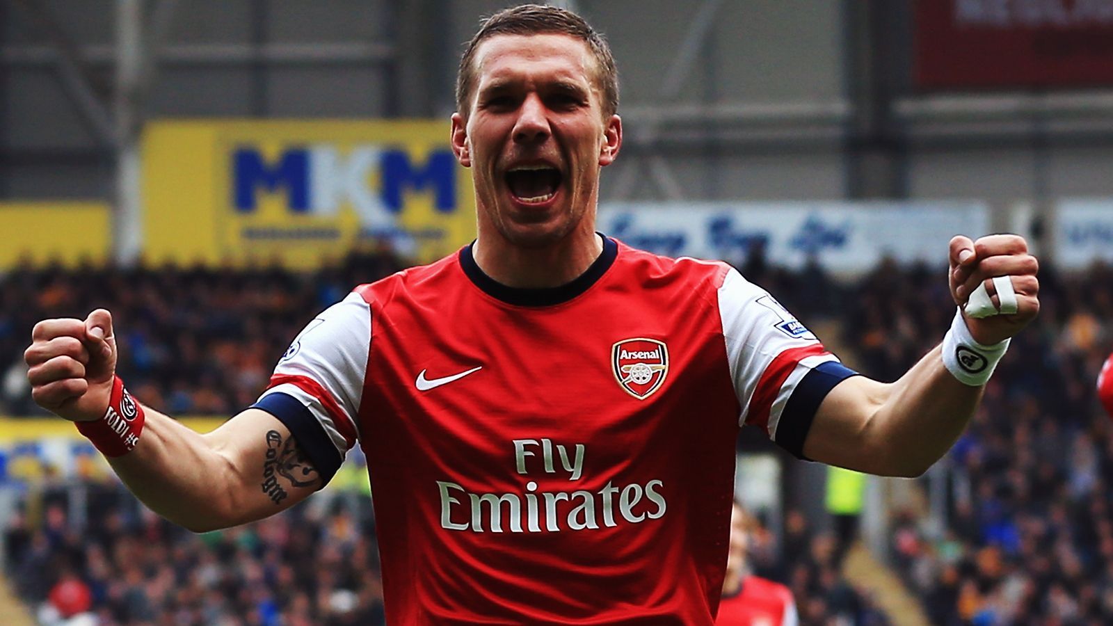 
                <strong>Platz 7 - Lukas Podolski</strong><br>
                Premier-League-Tore: 19 - Premier-League-Spiele: 60 - Verein: FC Arsenal
              