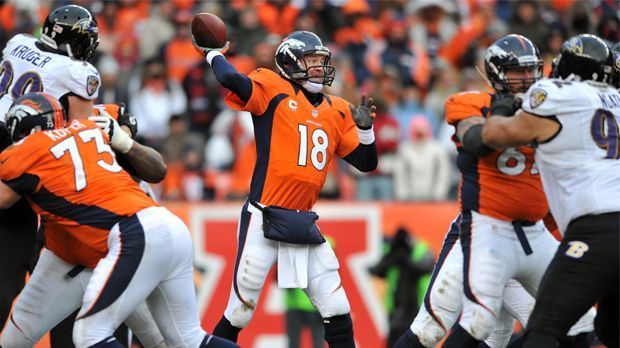 
                <strong>Peyton Manning: Touchdown Pässe</strong><br>
                7 / 55 / 539: Peyton Manning hat in seinem Leben unglaubliche 539 Touchdown Pässe geworfen. Von diesen 539 Pässen warf er 55 in nur einer Saison (2013) und sieben in einem einzigen Spiel (2013 gegen die Baltimore Ravens).
              