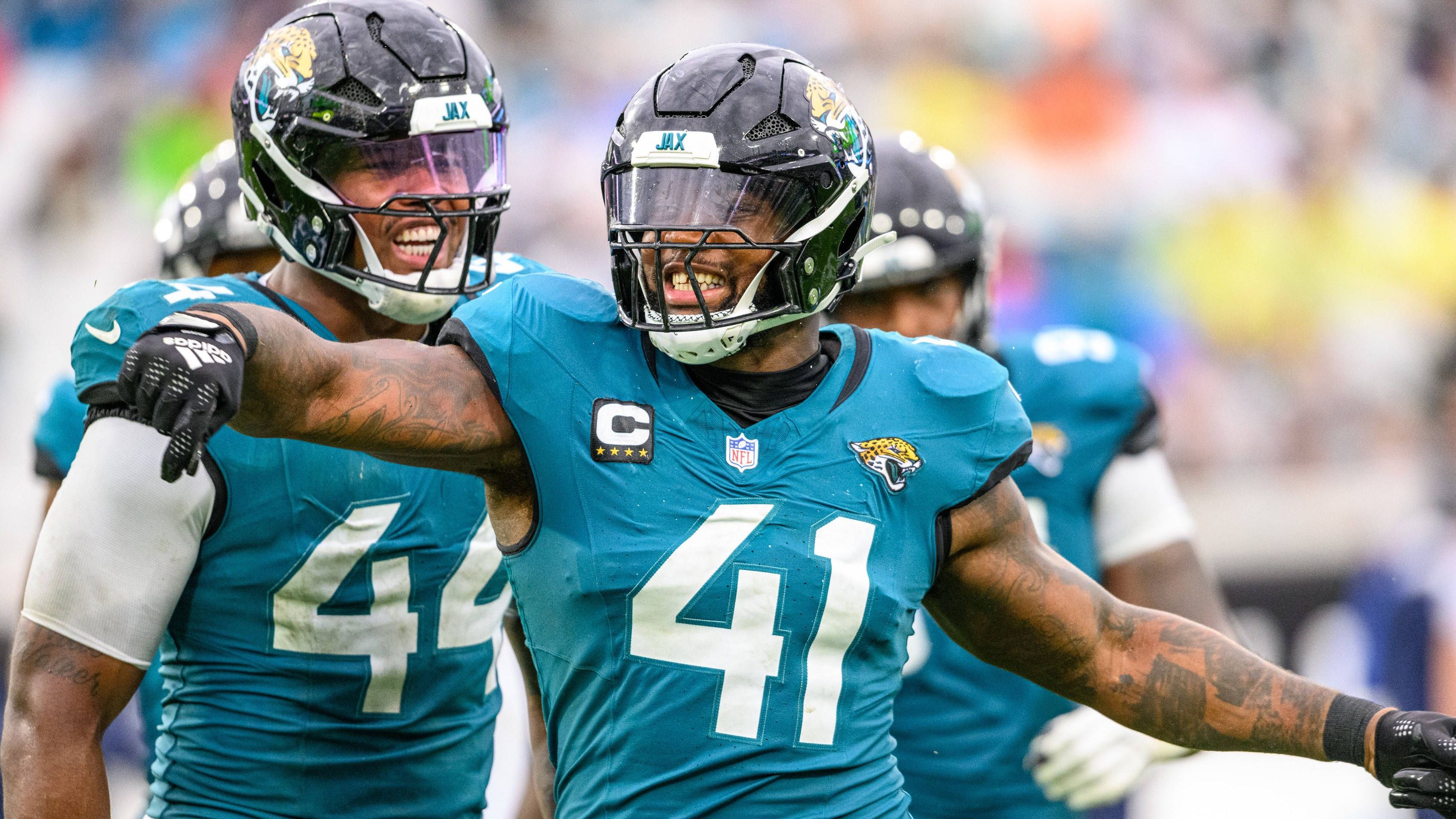 <strong>Jacksonville Jaguars</strong><br>QB Trevor Lawrence, C Robert Hainsey, LB Josh Hines-Allen (Foto), LB Foye Oluokun, CB Jourdan Lewis, P Logan Cooke