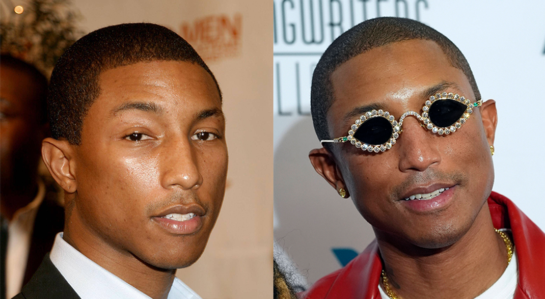 Musiker Pharrell Williams feiert am 5. April 2023 schon seinen 30. Geburtstag. Das sieht man ihm auf jeden Fall nicht an.