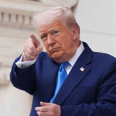 Donald Trump spricht am Memorial Day auf dem Arlington National Cemetery.