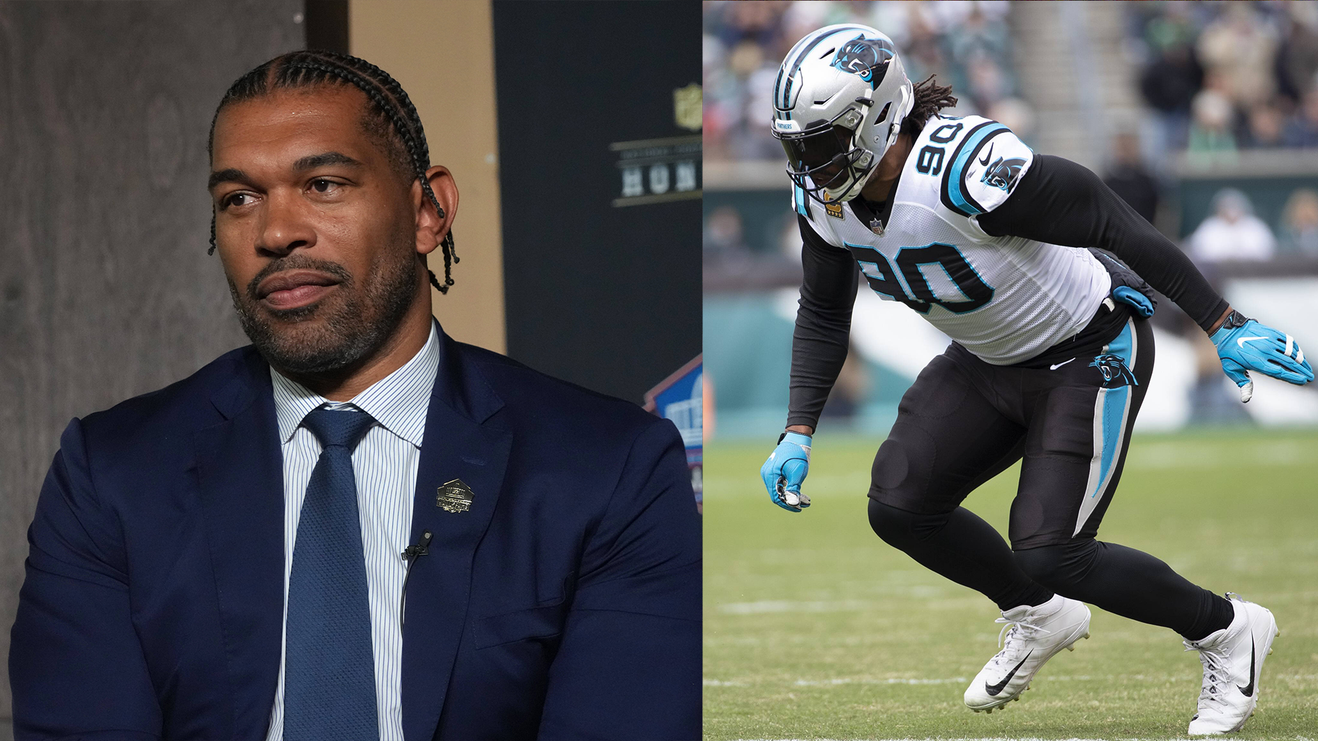 <strong>Julius Peppers (Defensive End)</strong><br>Am College spielte Peppers Basketball und Football, ehe er eine steile Karriere als Pass-Rusher hinlegte. Mit 159,5 Sacks liegt er auf Platz vier der All-Time-Liste und ist einer von vier Spielern, die ihre Karriere mit mehr als 155 Sacks beendeten. Dazu kommen sechs Touchdowns, vier Interception Returns und zwei Fumble Returns. Sieben Jahre spielte er für Carolina, später für Bears und Green Bay.