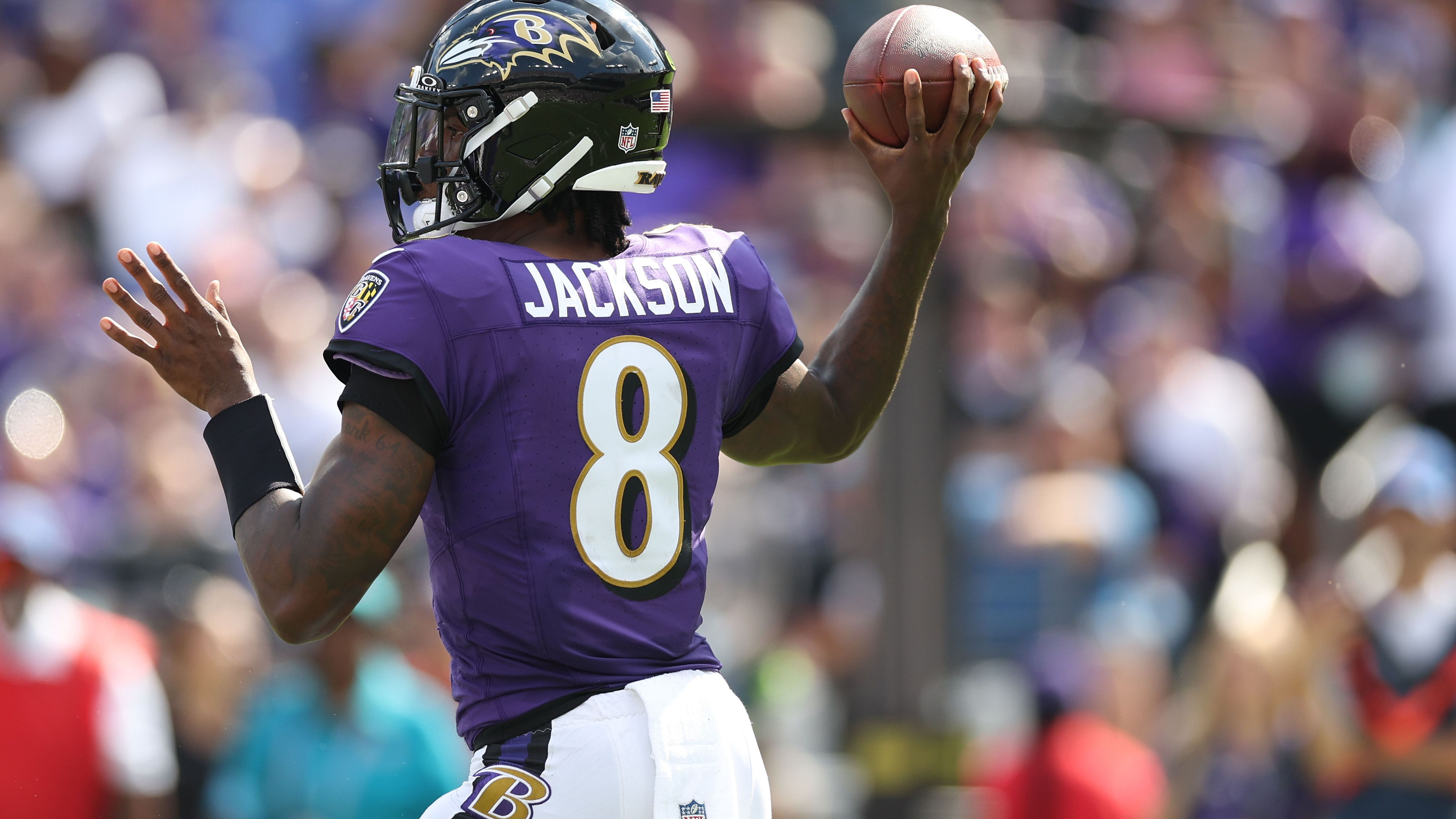 <strong>Lamar Jackson (Baltimore Ravens)</strong><br> Letzte Interception: Saison 2024, Woche 2<br> Spiele seitdem: 0<br> Passversuche seitdem: <strong>8</strong>