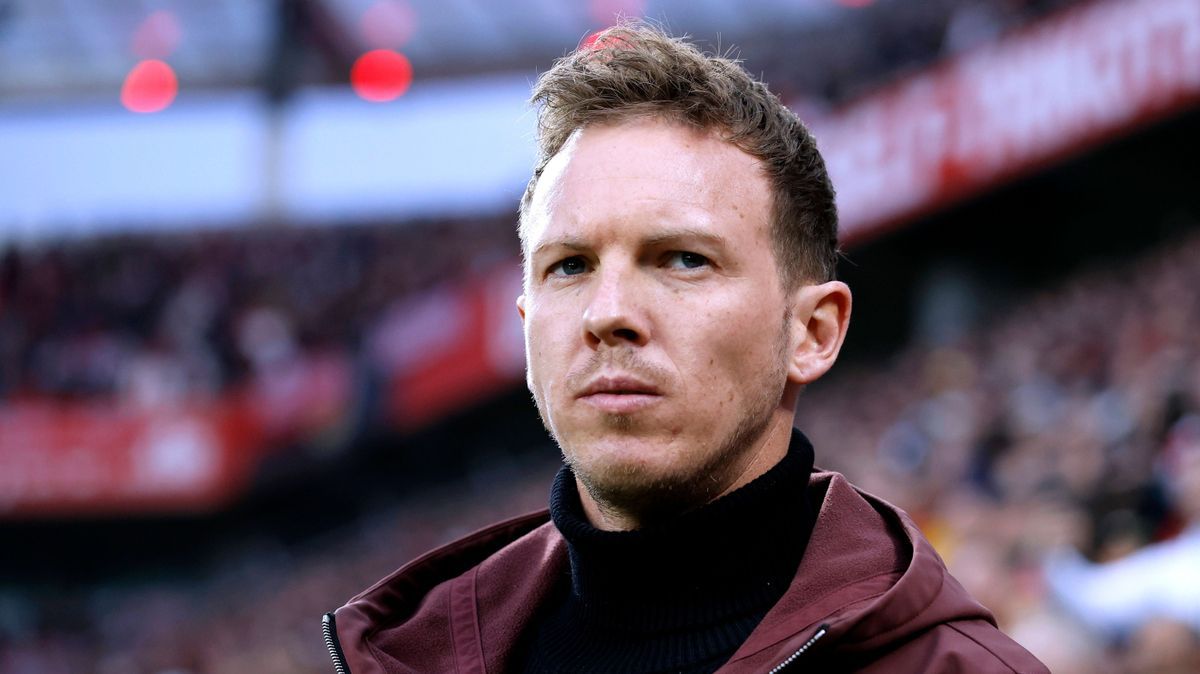 NAGELSMANN Julian Trainer Team FC Bayern Muenchen Bundesliga DFL Saison 2022 - 2023 BL Spiel Bayer 04 Leverkusen - FC Bayern Muenchen am 19. 03. 2023 in Leverkusen DFL REGULATIONS PROHIBIT ANY USE ...