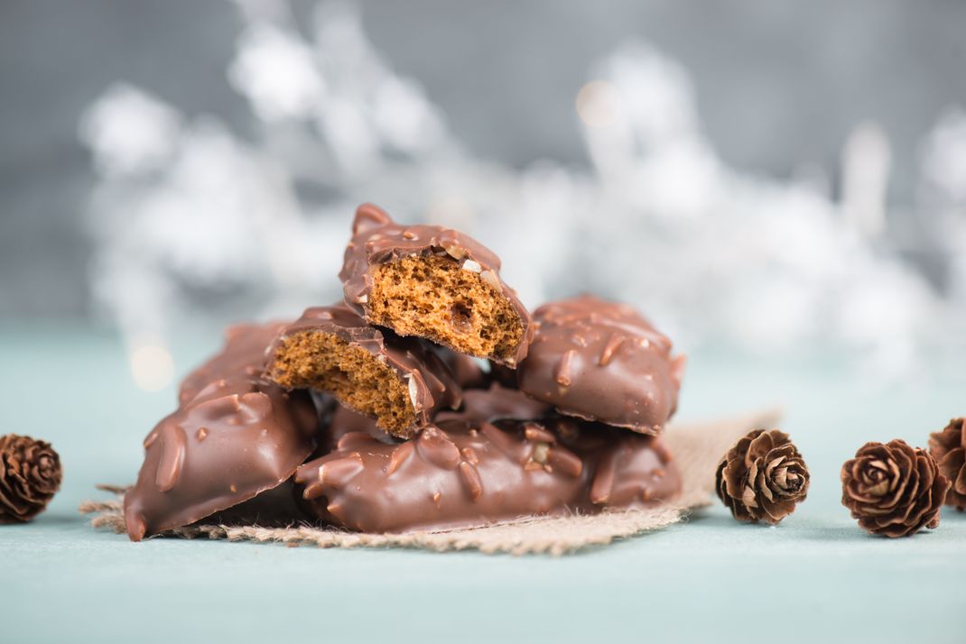 Vegane Lebkuchen mit Schokolade und Orangenduft – was will man mehr?