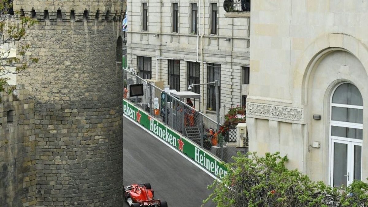 Vettel war in Baku erneut im Pech