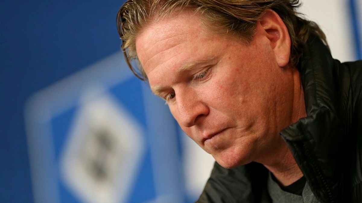 Trainer Gisdol vom Fußball-Bundesligisten 1. FC Köln
