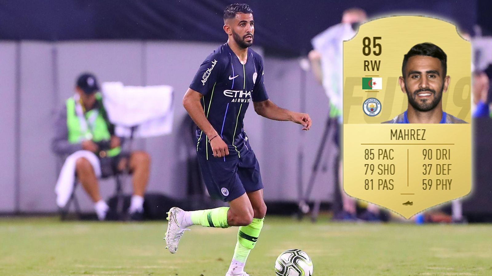 
                <strong>Riyad Mahrez</strong><br>
                Verein: Manchester CityGesamtstärke: 85
              