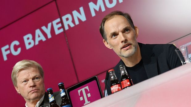 Bayerns neuer Trainer Thomas Tuchel mit Vorstandschef Oliver Kahn