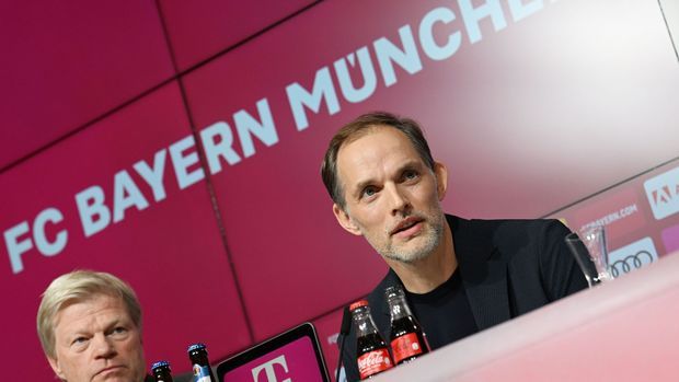 Bayerns neuer Trainer Thomas Tuchel mit Vorstandschef Oliver Kahn