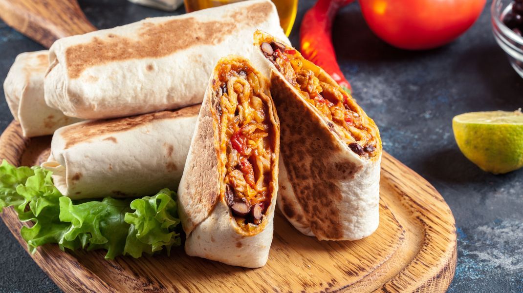 Ideal für die Neujahresvorsätze: Proteinreiche Burritos