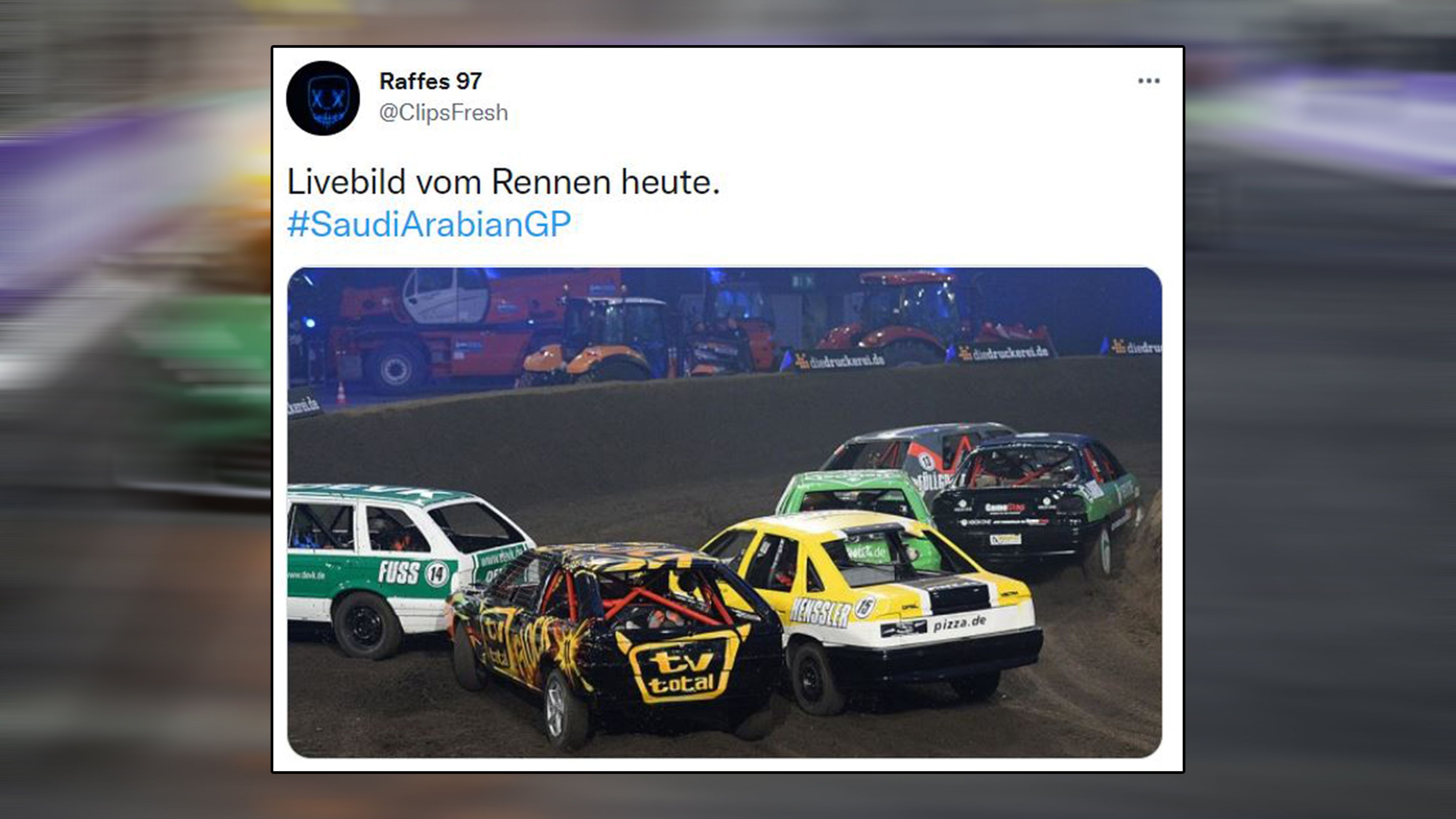 
                <strong>Formel 1 oder Stock Car?</strong><br>
                Da können schon einmal Erinnerungen an ein anderes Motorsport-Event hochkommen ... 
              