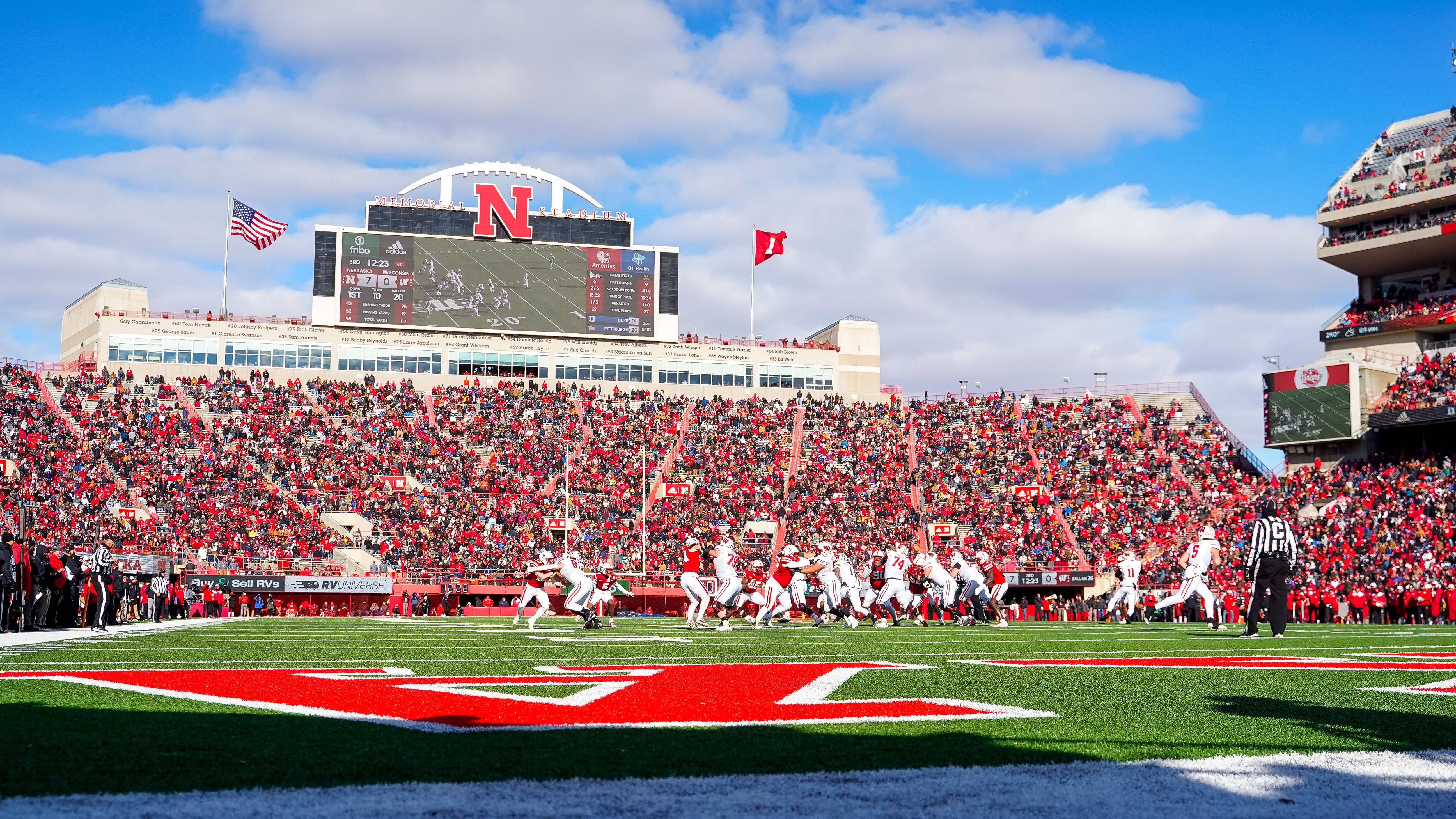 <strong>Platz 14: Memorial Stadium</strong><br>Kapazität: 85.458 <br>Heimteam:&nbsp;Nebraska Cornhuskers