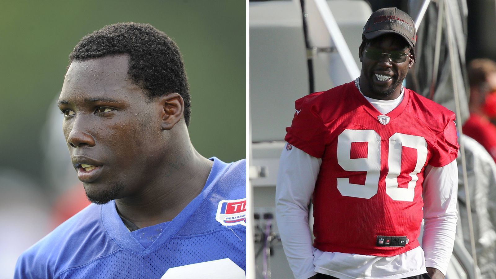 
                <strong>Jason Pierre-Paul</strong><br>
                Lange Zeit war Jason Pierre-Paul untrennbar mit den New York Giants verbunden. Von 2010 bis 2017 spielte der Defensive End im Big Apple. Im Zuge eines Mega-Trades kam er 2018 zu den Tampa Bay Buccaneers.
              