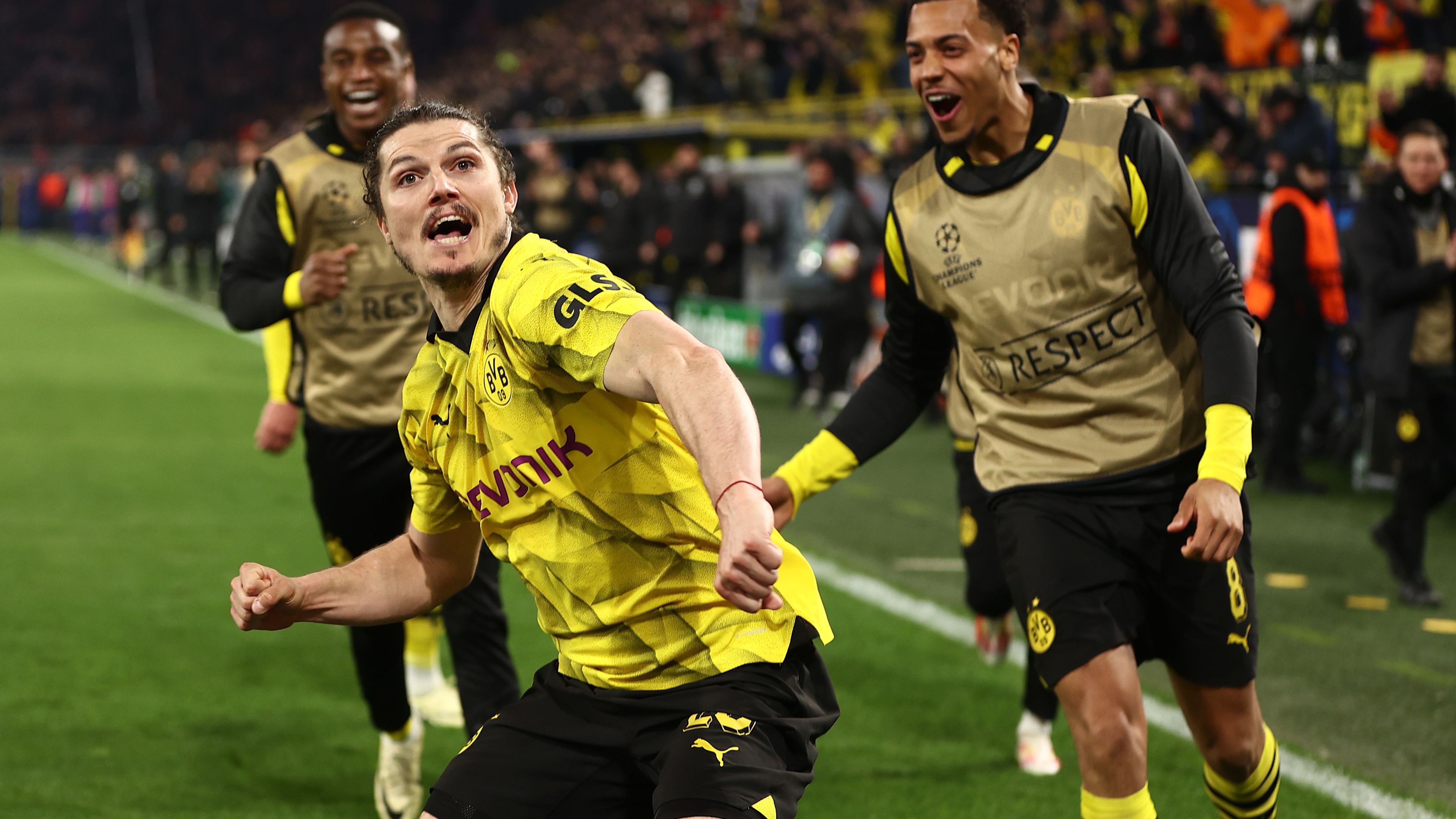 <strong>Borussia Dortmund gegen Atletico Madrid - die Noten aller Spieler</strong><br>Borussia Dortmund geht im Rückspiel des Viertelfinals in der Champions League gegen Atletico Madrid durch ein Wellenbad der Gefühle. Beim 4:2 ragt ein Ex-Bayer heraus. Die <em><strong>ran</strong></em>-Noten.