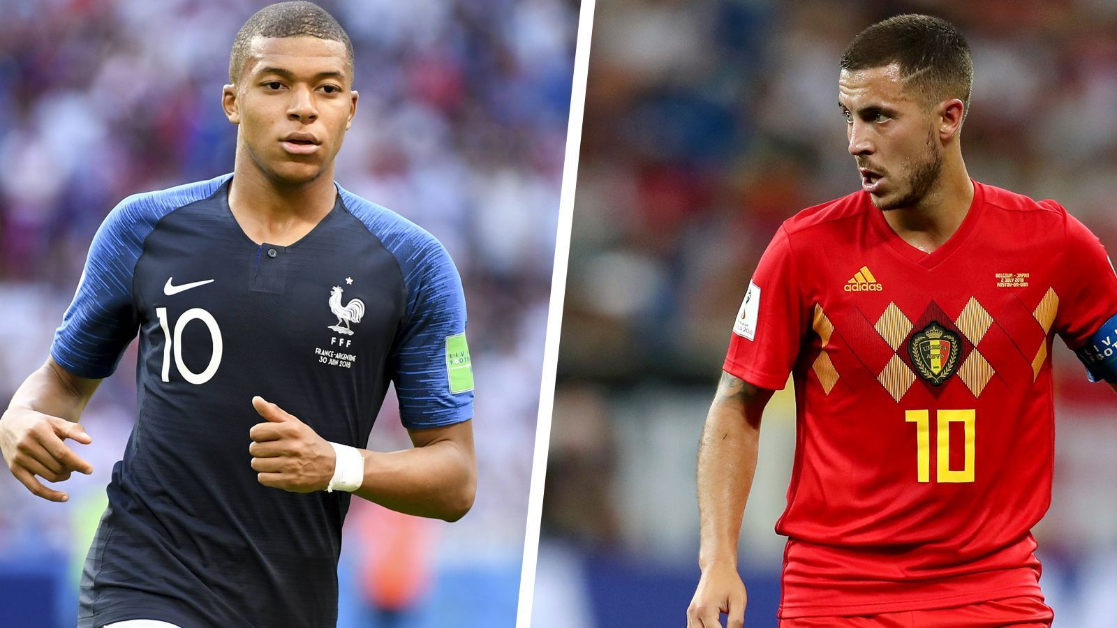 
                <strong>Frankreich vs. Belgien: Die Spieler im direkten Vergleich</strong><br>
                Das Halbfinale Frankreich gegen Belgien gilt für viele als vorgezogenes Endspiel. Bei Belgien wird Thomas Meunier wegen einer Gelbsperre fehlen, für ihn wird voraussichtlich Thomas Vermaelen einspringen und Trainer Roberto Martinez auf eine Viererkette in der Abwehr setzen. Für Frankreich steht Blaise Matuidi nach seiner abgesessenen Gelbsperre wieder zur Verfügung und sollte in die Startelf zurückkehren. Wir analysieren die Spieler im direkten Vergleich.
              