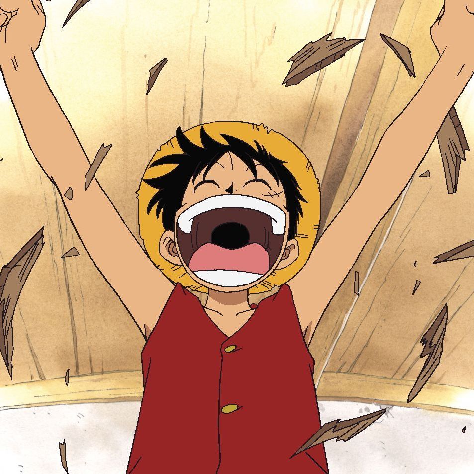 Die erste Folge von "One Piece"