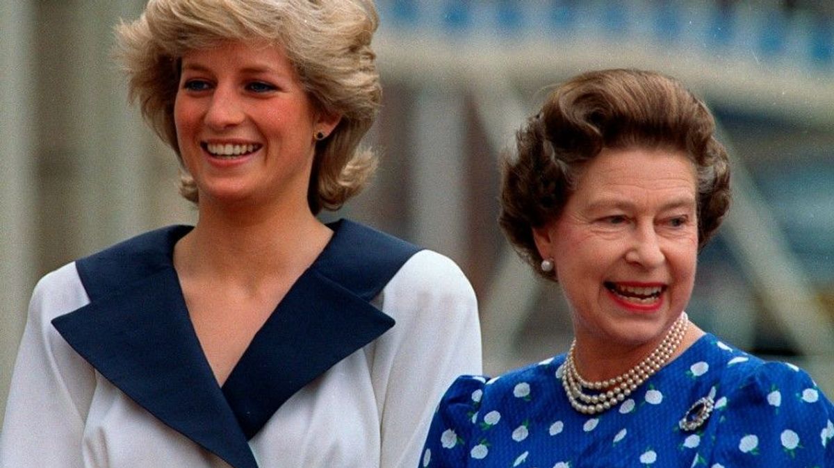 Queen Elizabeth und DIana