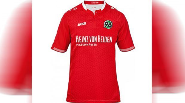 
                <strong>Das neue Heimtrikot von Hannover 96</strong><br>
                Ganz in rot werden die Niedersachsen in der kommenden Saison im eigenen Stadion um Punkte kämpfen.
              