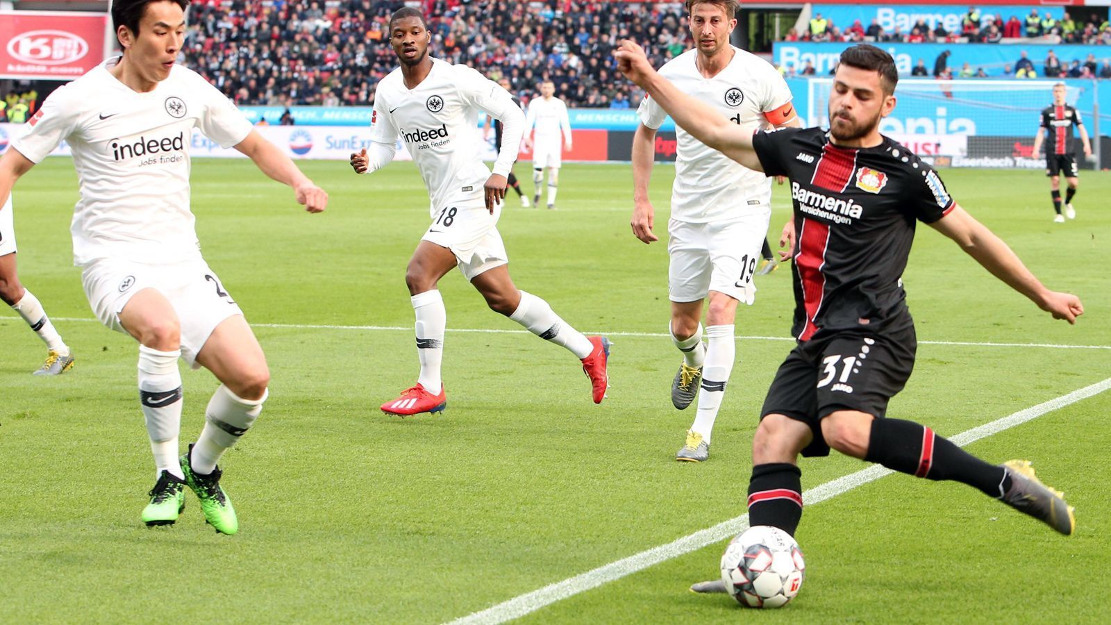 
                <strong>Platz 5 - Kevin Volland</strong><br>
                Bundesliga-Tore mit dem linken Fuß: 47Vereine in der Bundesliga: Bayer Leverkusen, 1899 Hoffenheim
              