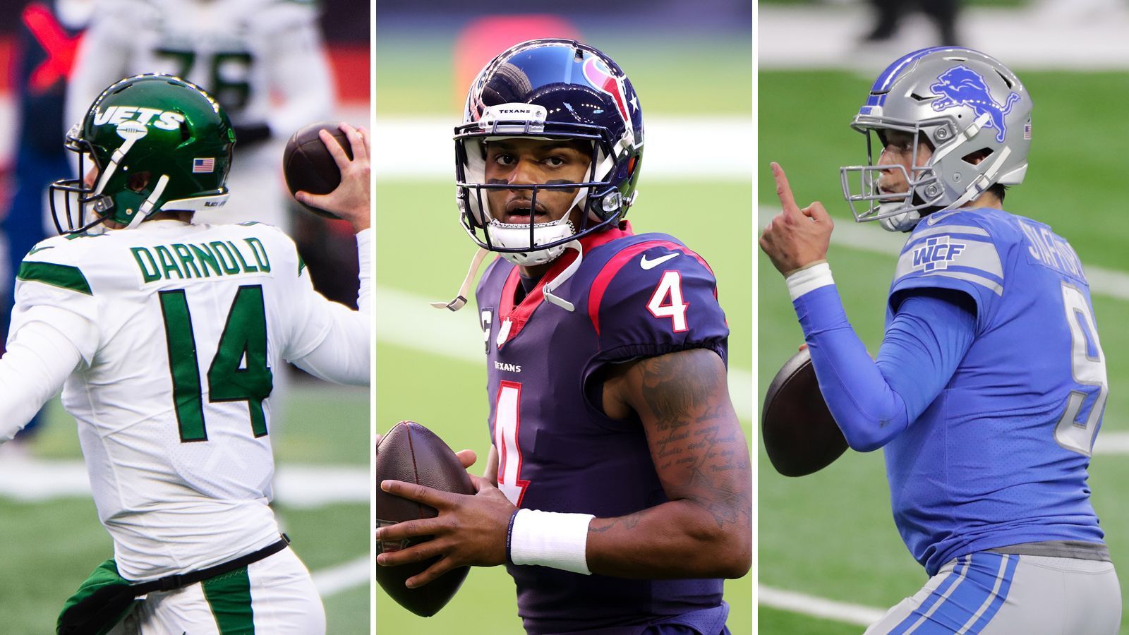 
                <strong>Jets, Texans, Lions und Co.: Diese Teams sind auf der Suche nach einem neuen Quarterback</strong><br>
                Nächste Woche Sonntag findet mit dem Super Bowl (7. Februar ab 20:15 Uhr live auf ProSieben und ran.de) das letzte Spiel der diesjährigen NFL-Saison statt. Doch auch danach stehen spannende Monate bevor, denn zahlreiche Teams in der NFL befinden sich auf der Suche nach einem neuen Quarterback. Ein Überblick. 
              