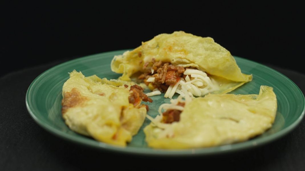 Leckere Eier-Tacos mit Gemüsefüllung - mit unserem Rezept ganz einfach!