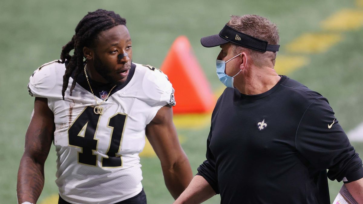 Alvin Kamara Sean Payton