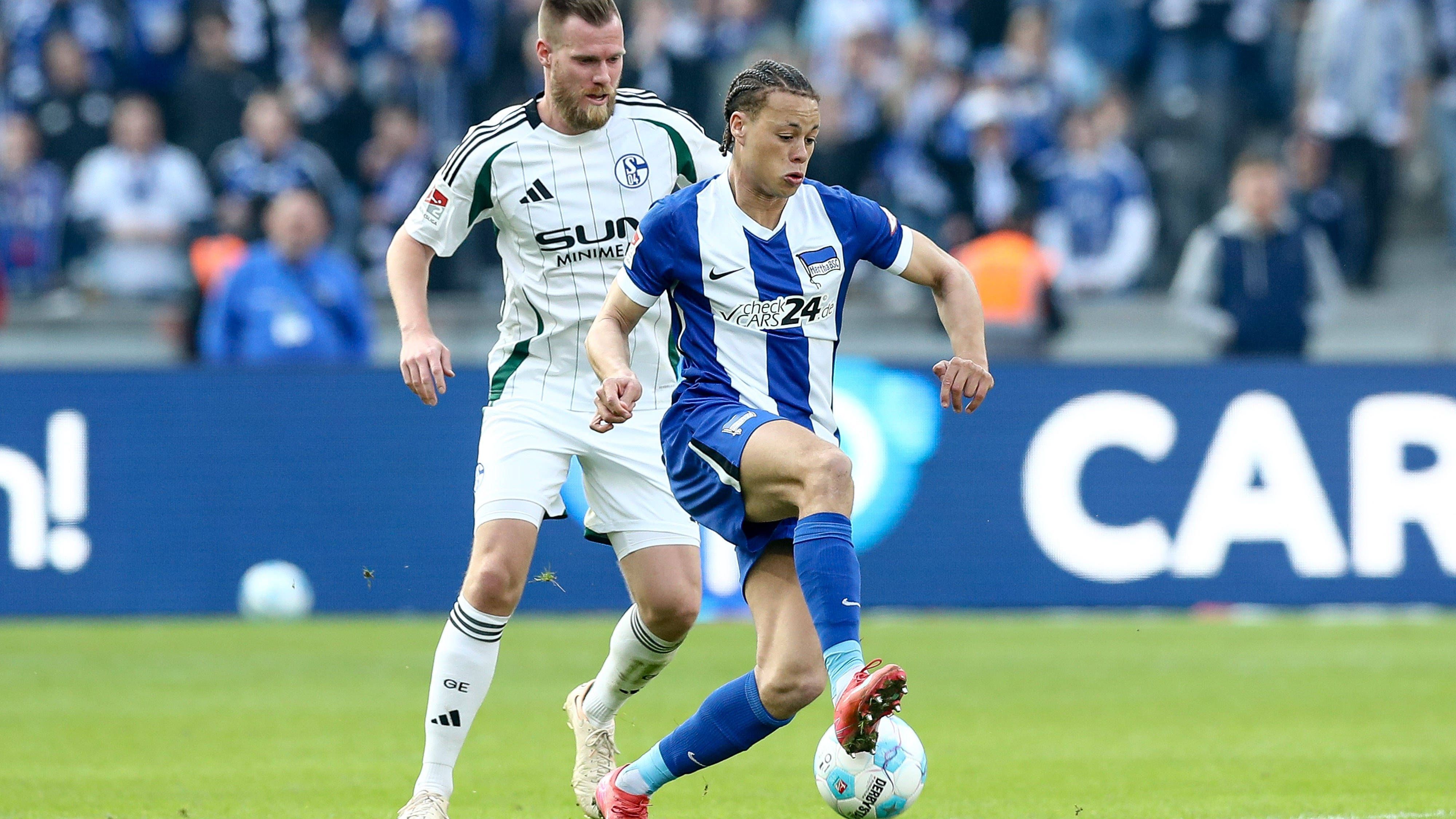 <strong>Derry Scherhant (Hertha BSC)</strong>&nbsp; &nbsp; &nbsp; &nbsp; &nbsp; &nbsp; &nbsp; &nbsp; &nbsp; &nbsp; &nbsp; &nbsp; &nbsp; &nbsp; &nbsp; &nbsp; &nbsp; &nbsp; &nbsp; &nbsp; &nbsp; &nbsp; &nbsp; &nbsp; &nbsp; &nbsp; &nbsp; &nbsp; &nbsp; &nbsp; &nbsp; &nbsp; &nbsp; &nbsp; &nbsp; &nbsp; &nbsp; &nbsp; &nbsp; &nbsp; &nbsp; &nbsp; &nbsp; Berichten der "Bild" zur Folge droht der Hertha der Verlust von Eigengewächs Derry Scherhant. Der Flügelstürmer soll eine Aufstiegsklausel von unter zwei Millionen Euro besitzen. Ein Sommerabgang wäre ein schwerer Schlag: Das 22-jährige Toptalent konnte in der Saison bereits neun Scorer beisteuern.