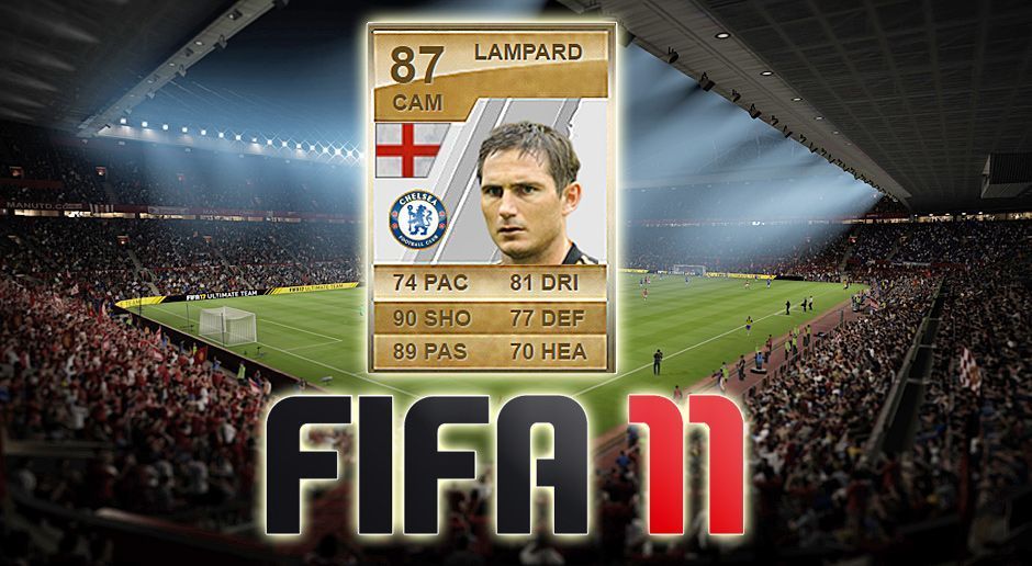 
                <strong>Mittelfeld: Frank Lampard (FC Chelsea) - Gesamt-Stärke: 87</strong><br>
                Mittelfeld: Frank Lampard (FC Chelsea)Gesamt-Stärke: 
              