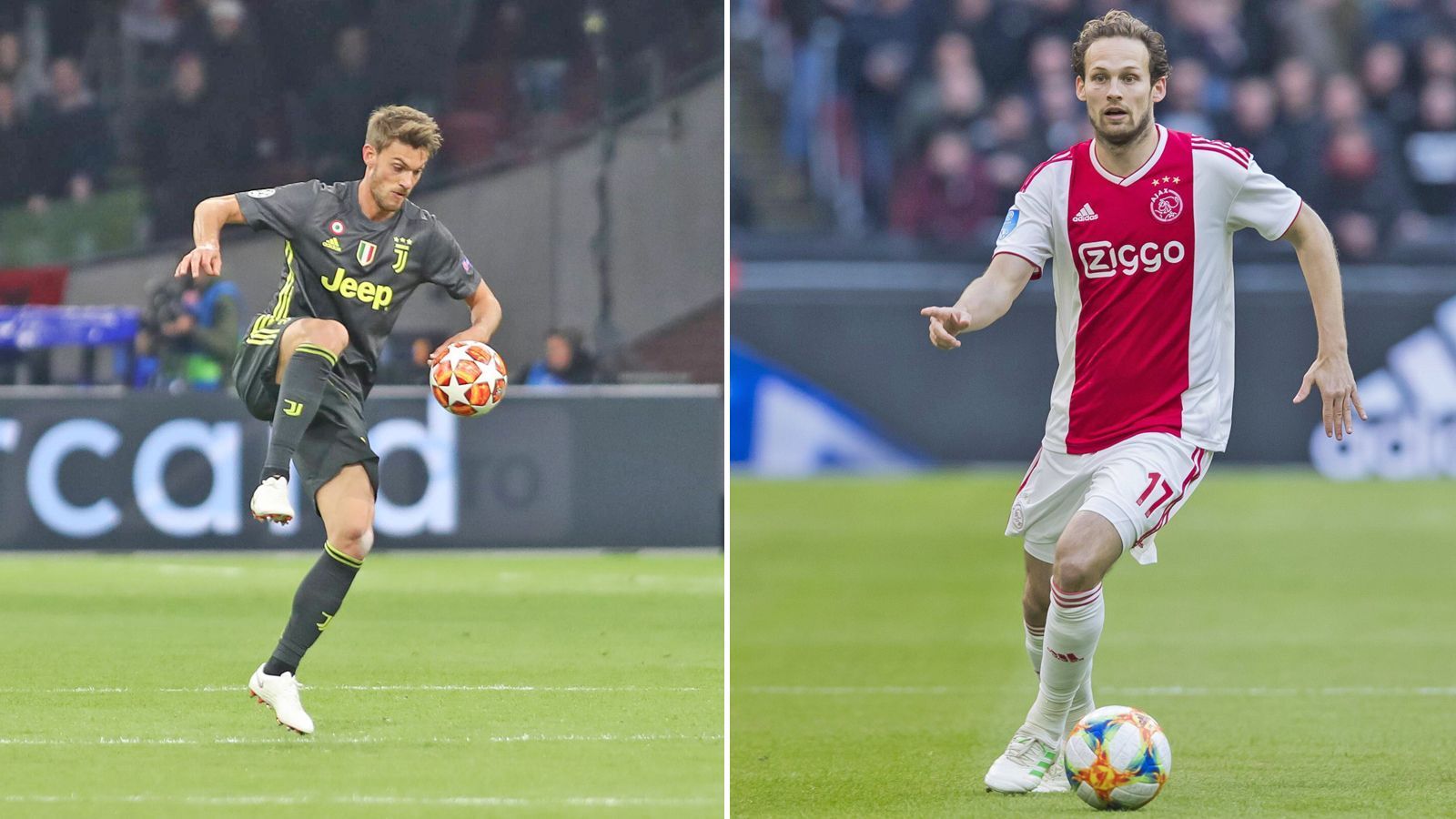 
                <strong>Abwehr: Daniele Rugani vs. Daley Blind</strong><br>
                Die Innenverteidigung ist ein echtes Prunkstück von Ajax. Bei seiner Zeit in Manchester wurde Daley Blind oft noch kritisiert. Seit seiner Rückkehr nach Amsterdam blüht Blind aber wieder auf und spielt abgeklärt und solide. In der Champions League war er gar in allen neun Ajax-Partien über die volle Distanz auf dem Platz. Auch Daniele Rugani spielt für seine 24 Jahre schon überraschend abgeklärt, ist aber noch nicht so abgezockt wie ein Daley Blind. Zwischenstand: 2:1 für Juventus.
              