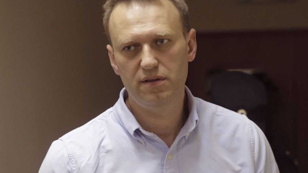 Kremlkritiker Alexej Nawalny 2017 bei einer Anhörung in einem Moskauer Gericht.