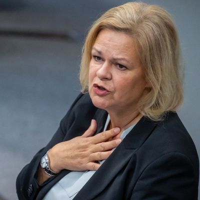 Bundesinnenministerin Nancy Faeser (SPD)