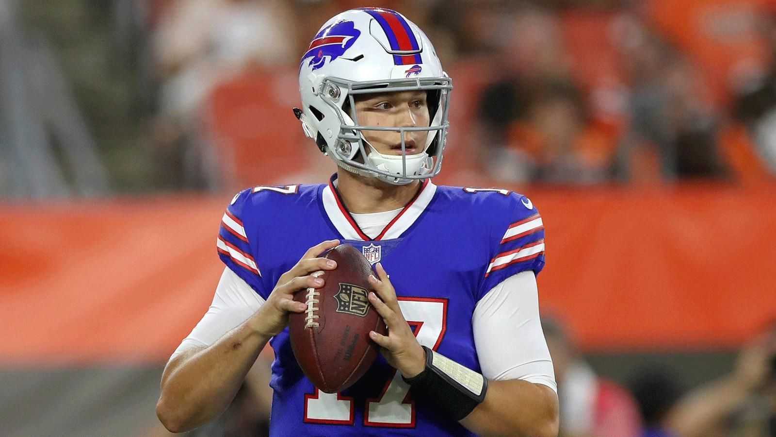 <strong>Buffalo Bills: Josh Allen</strong><br>Wird Free Agent: 2029<br>Vertragslaufzeit: 6 Jahre<br>Vertragsvolumen: 258 Millionen<br>Garantierte Summe: 150 Millionen