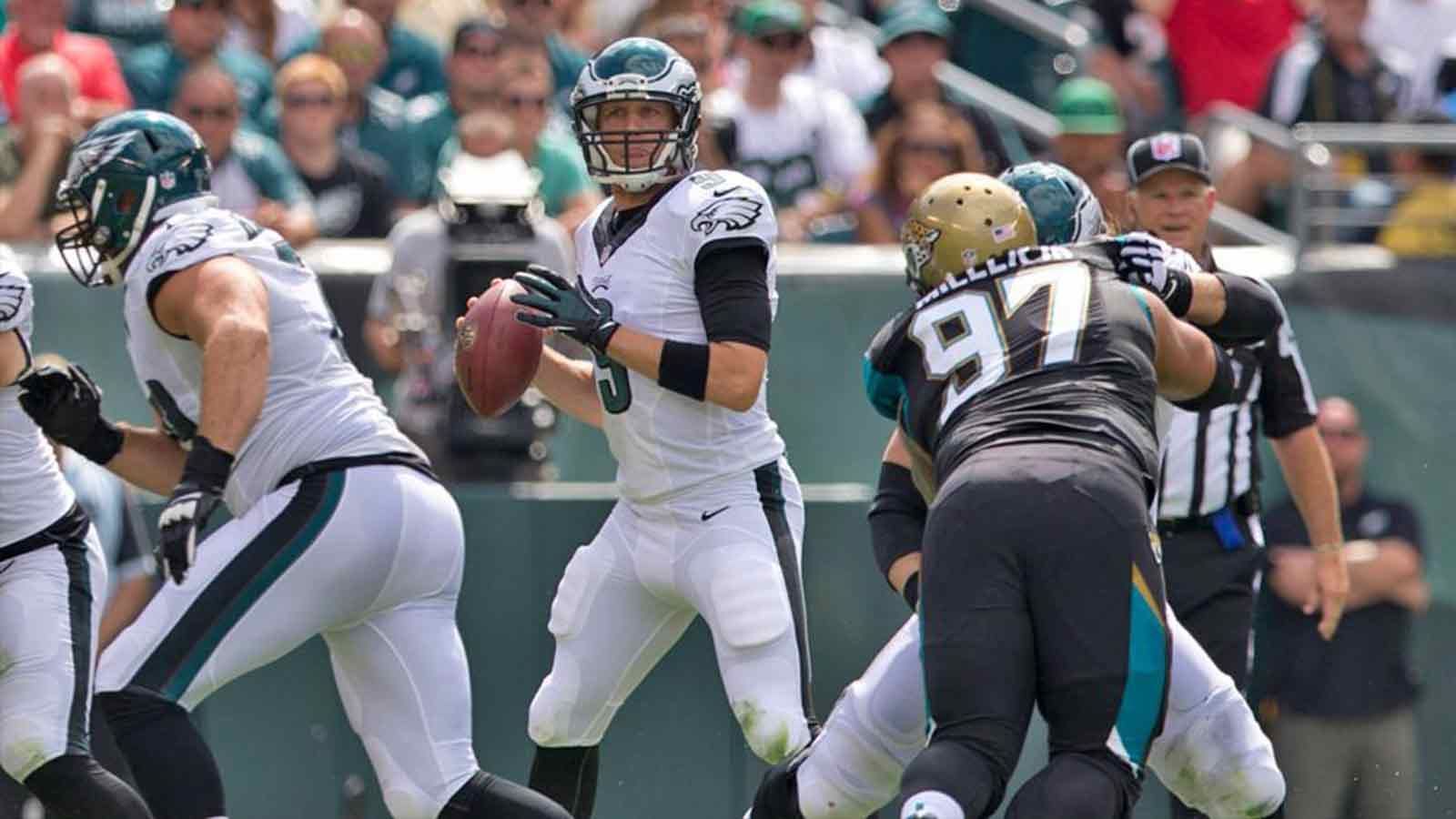 <strong>2018 in London: Jacksonville Jaguars vs. Philadelphia Eagles</strong><br>
                Als erster amtierender Champion trat "Philly" in Europa auf und kam durch das 24:18 zum vierten Saisonsieg. Dabei war die Partie lange Zeit alles andere als ein Leckerbissen - erst kurz vor der Pause schafften die Eagles den ersten Touchdown. Für die Jaguars setzte es die vierte Niederlage nacheinander.
