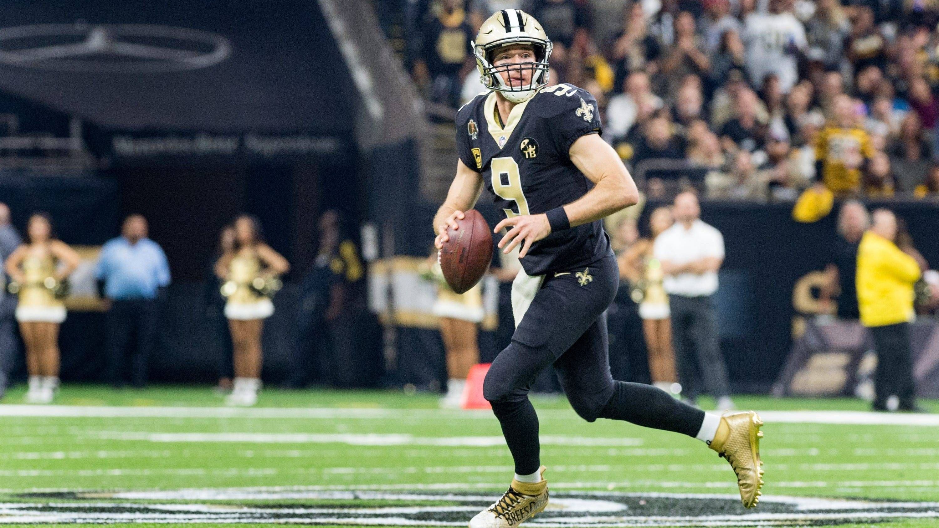 Team: New Orleans Saints<br>Letzter All-Pro-Quarterback: Drew Brees<br>Jahr: 2018