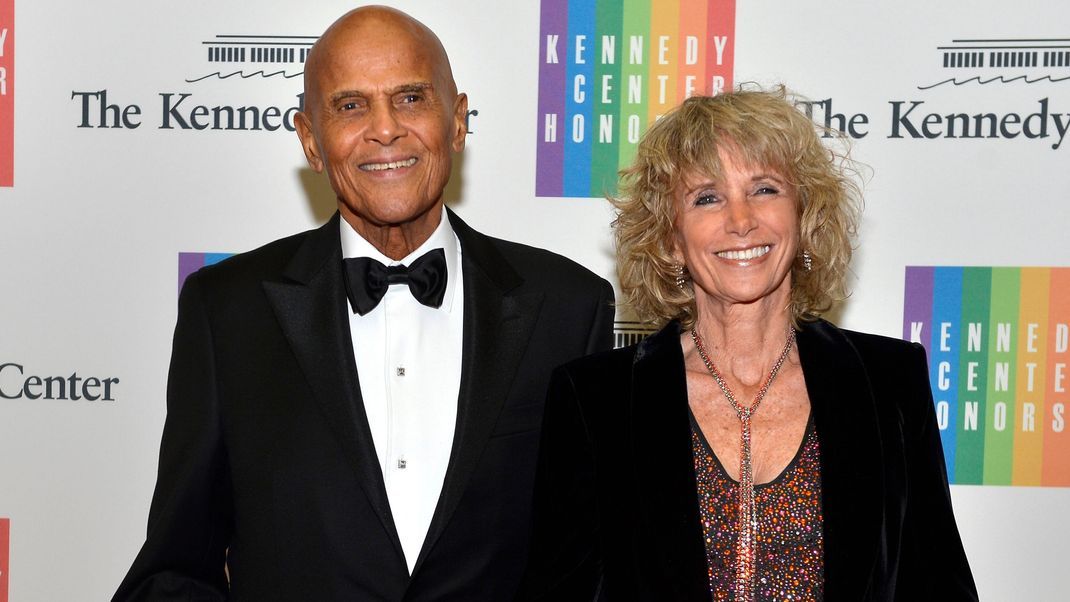 Harry Belafonte mit seiner Frau Pamela Frank.