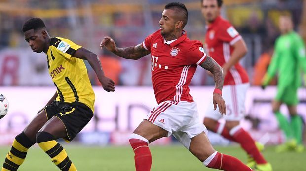 
                <strong>Arturo Vidal</strong><br>
                Arturo Vidal: Räumt wie gewohnt Mann und Ball ab - diesmal meistens fair. Hatte die Riesenchance Ende der erste Hälfte, scheiterte aber an Bürki. Machte es im zweiten Durchgang besser und brachte die Bayern in Front. Musste nach 71. Minuten verletzt raus. ran-Note: 2.
              