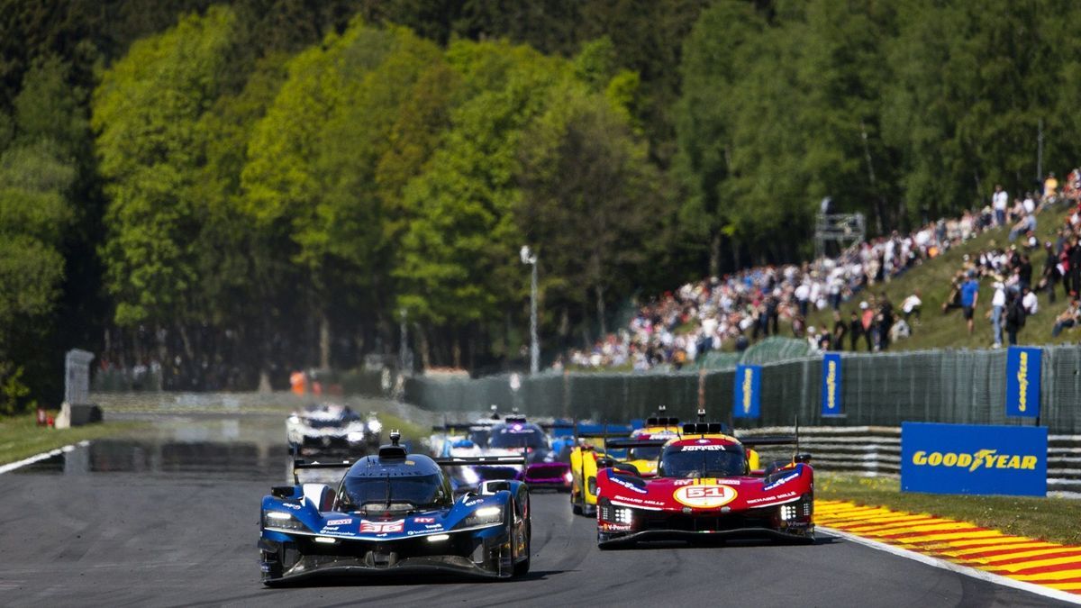 Alpine sammelte in Spa viele Führungskilometer
