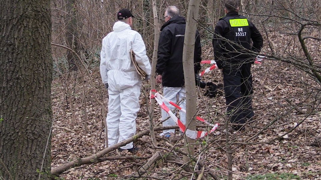 Abgetrennter Oberschenkel in einem Park in Berlin gefunden