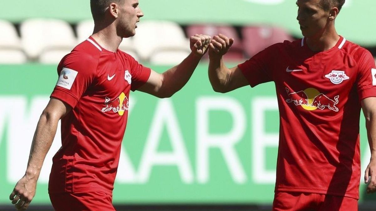 Timo Werner (l.) erzielt seine Saisontore 27 und 28