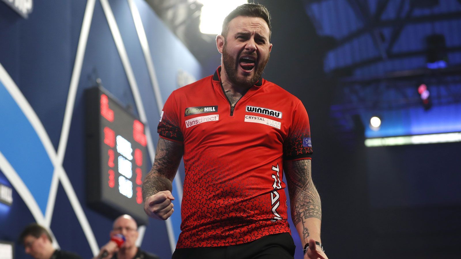 <strong>Joe Cullen (England) - Rockstar</strong><br>
                Joe Cullen spielt mit seinem Spitznamen auf eine ganz neue Generation von Dartspielern auf der Tour an. Die jungen Wilden werden mehr - und Cullen reiht sich als "Rockstar" perfekt dort ein.
