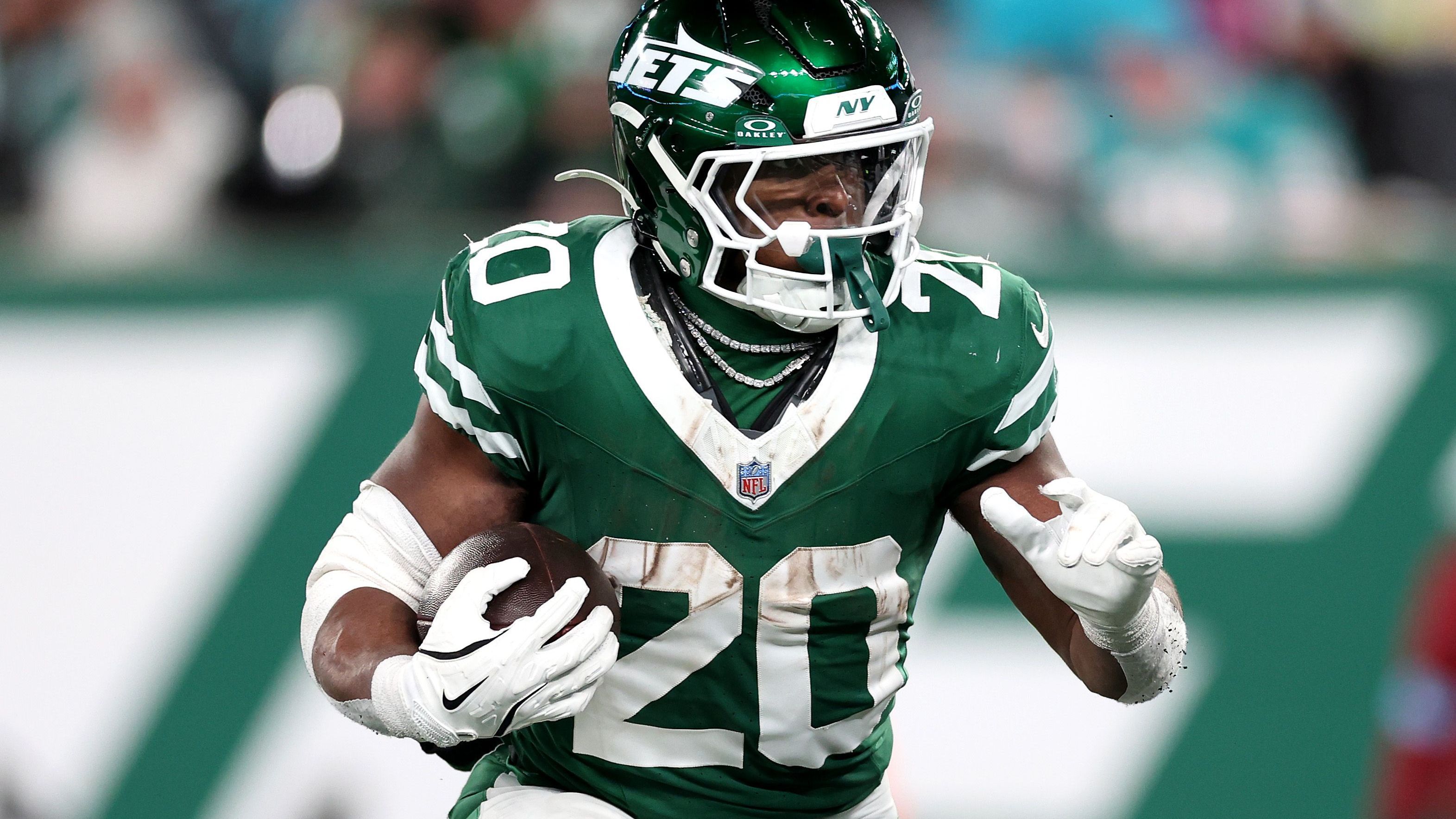<strong>AFC East - New York Jets</strong><br><strong>Wide Receiver</strong>: Garrett Wilson, Josh Reynolds, Allen Lazard<br><strong>Offensive Line</strong>: Olu Fashanu, John Simpson, Joe Tippmann, Alijah Vera-Tucker, Armand Membou<br><strong>Tight End</strong>: Mason Taylor<br><strong>Quarterback</strong>: Justin Fields<br><strong>Running Back</strong>: Breece Hall<br><strong>Fullback</strong>: Andrew Beck