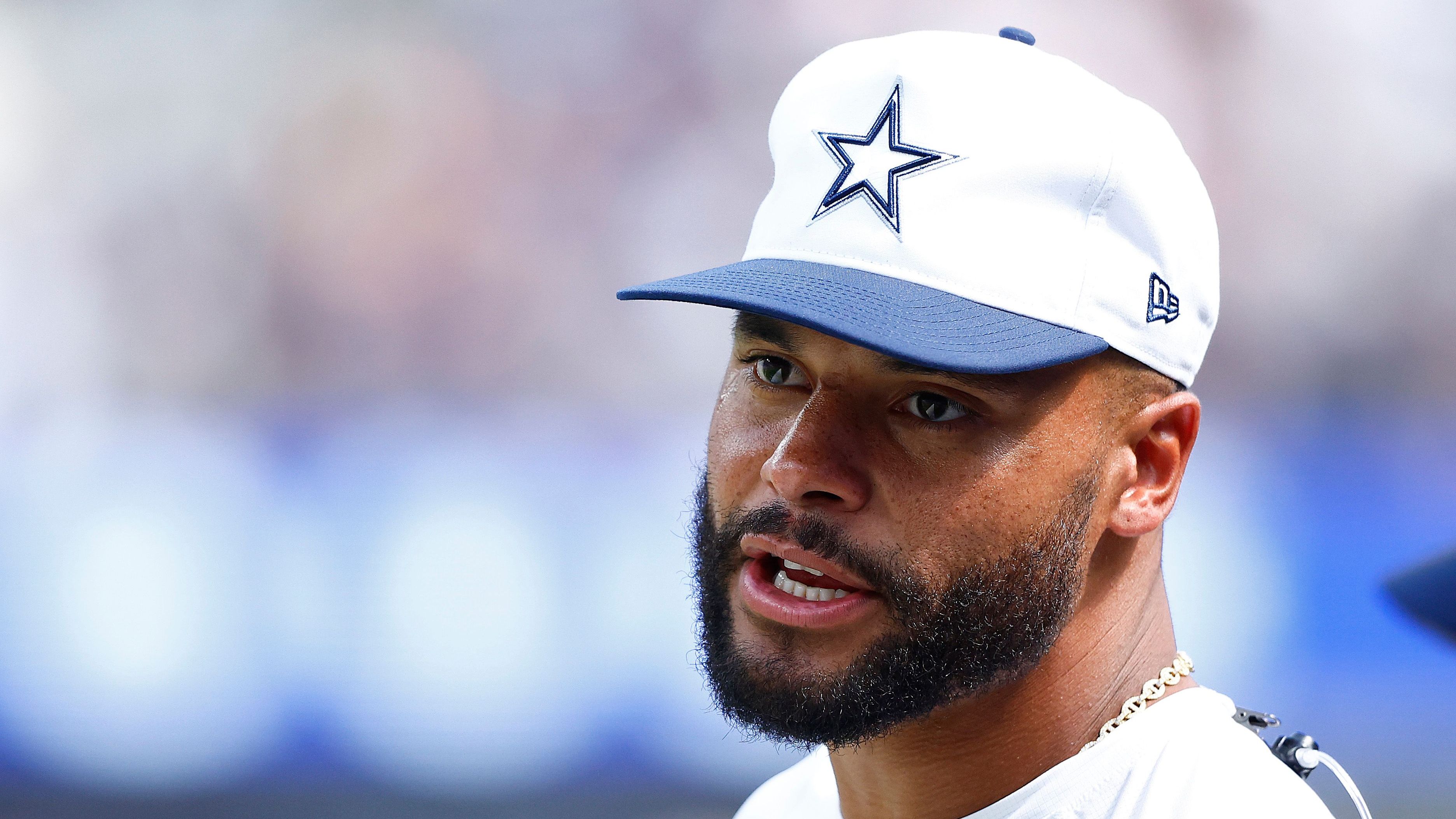 <strong>Dak Prescott (Dallas Cowboys)</strong><br> Letzte Interception: Saison 2024, Woche 2<br> Spiele seitdem: 0<br> Passversuche seitdem: <strong>3</strong>