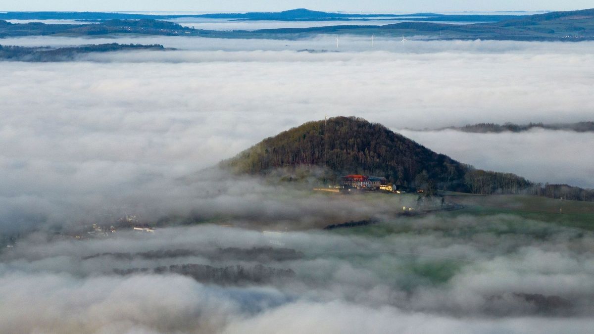 Inversionswetterlage in Thüringen