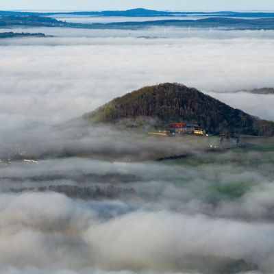 Inversionswetterlage in Thüringen