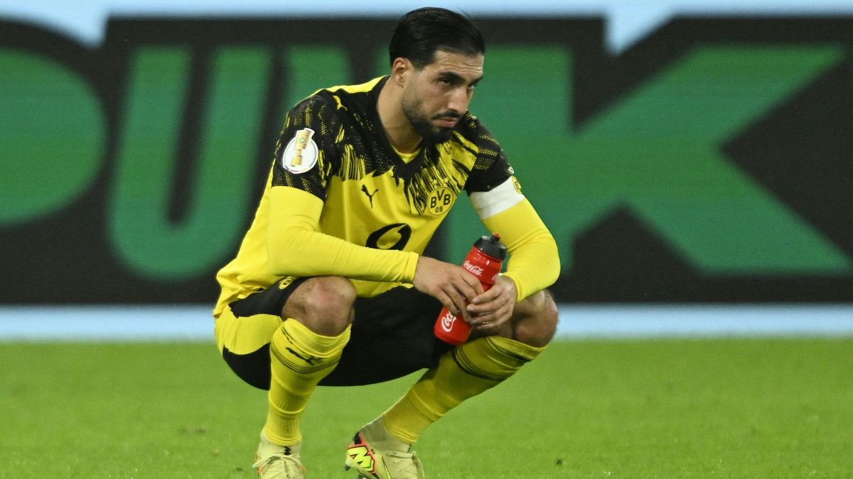 BVB-Kapitän Emre Can hadert nach dem Pokalaus