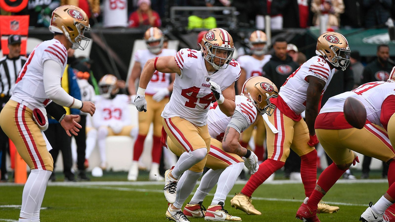 
                <strong>Platz 15: San Francisco 49ers</strong><br>
                Gegnerbilanz im Jahr 2022: 147-139-2prozentualer Anteil der Siege der Gegner: 
              